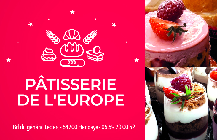 Partenaire Hendaye Bidassoa Surf Club - Pâtisserie de l'Europe Hendaye